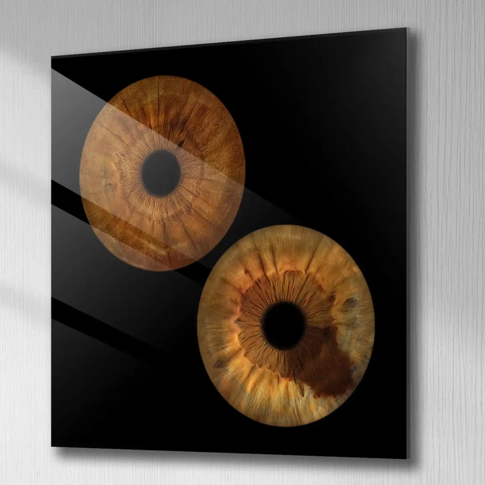 Iris Art Print compositie met 2 irissen